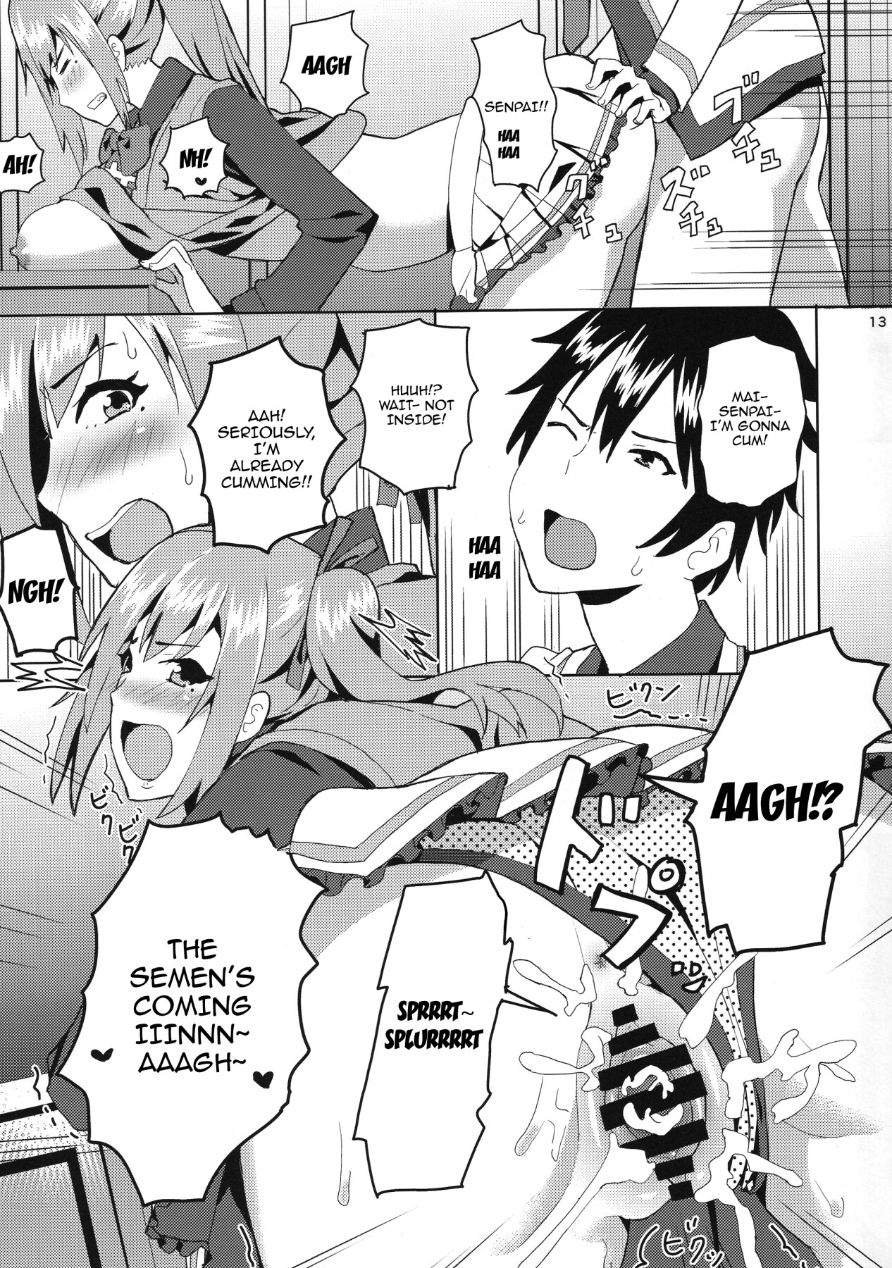 Hentai Manga Comic-I Want To Fondle Mai-senpai's Boobs-Read-12